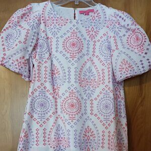 Lily Pulitzer, Size Small, White/Pink/Lavendar